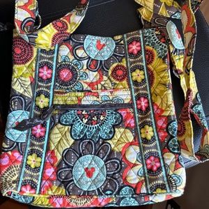 Vera Bradley Disney Hidden Mickey Flower Shower Hipster Crossbody